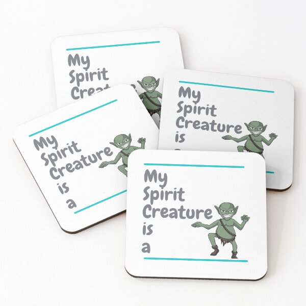 Item preview, My Spirit Creature is a Goblin designed and sold by SnarkSharks.
