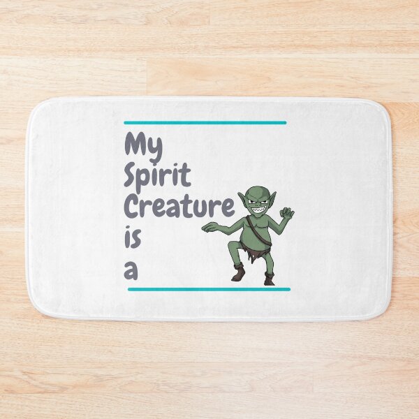 Item preview, My Spirit Creature is a Goblin designed and sold by SnarkSharks.