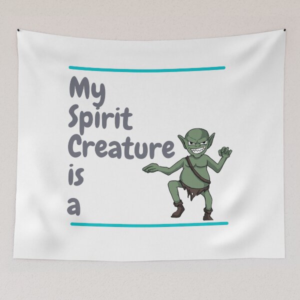 Item preview, My Spirit Creature is a Goblin designed and sold by SnarkSharks.