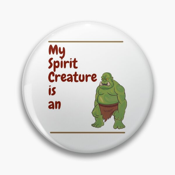 Item preview, My Spirit Creature is an Orc designed and sold by SnarkSharks.