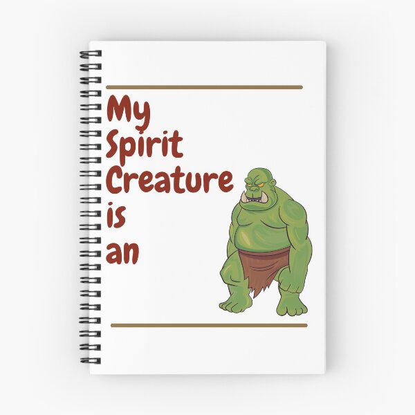 Item preview, My Spirit Creature is an Orc designed and sold by SnarkSharks.