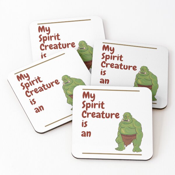 Item preview, My Spirit Creature is an Orc designed and sold by SnarkSharks.