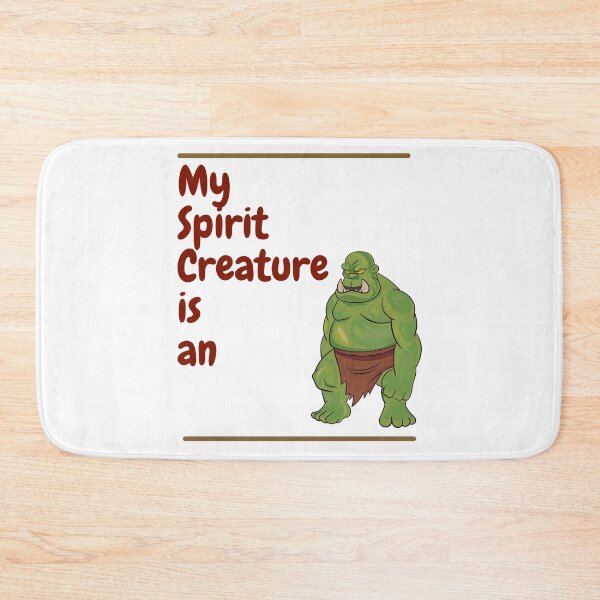 Item preview, My Spirit Creature is an Orc designed and sold by SnarkSharks.