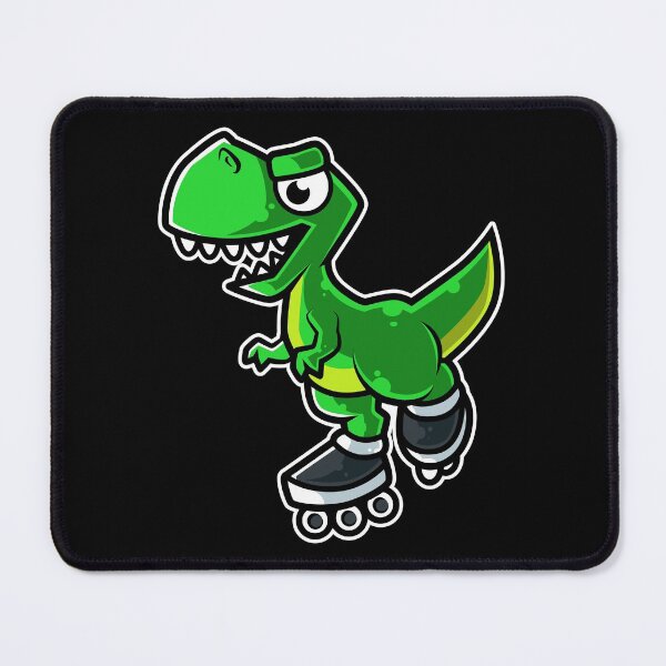 Item preview, Dinosaur Tyrannosaurus Rex Retro Roller Skate graphic designed and sold by theodoros20.