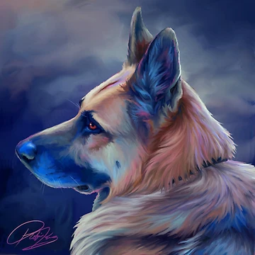 Artwork thumbnail, "Strider" by robinkingart