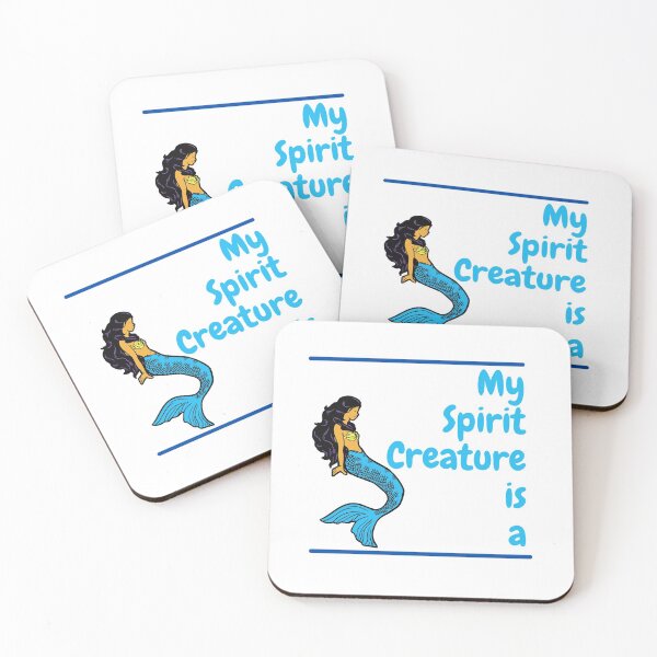 Item preview, My Spirit Creature is a Mermaid designed and sold by SnarkSharks.