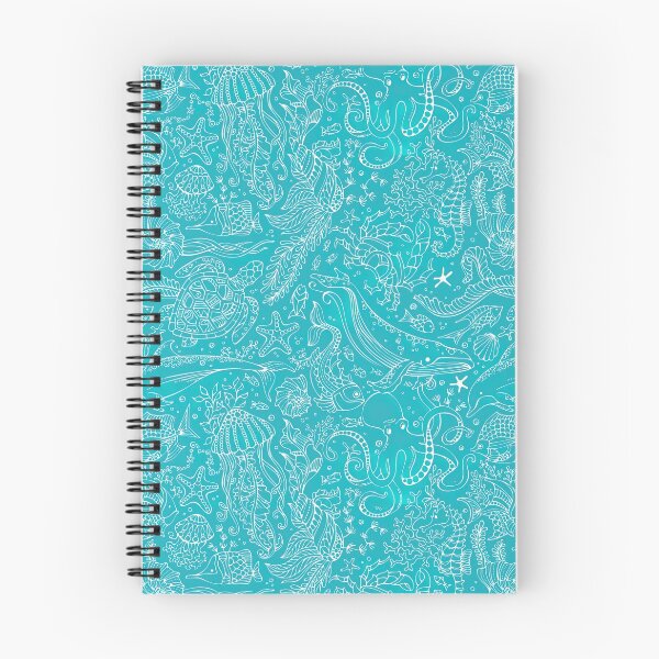Item preview, Oacian Blue Underwater Outline Boundless Background, Oacian Blue, Blue Oacian, Ocean Blue designed and sold by graphic-genie.