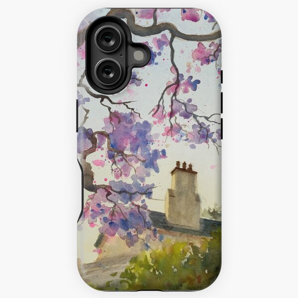 Item preview, House under Jacaranda designed and sold by ShellyDu.