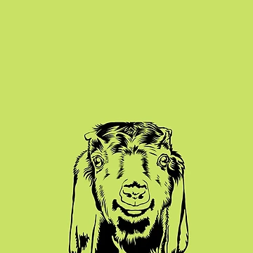 Artwork thumbnail, Goat Smiling by Whiny Hiker