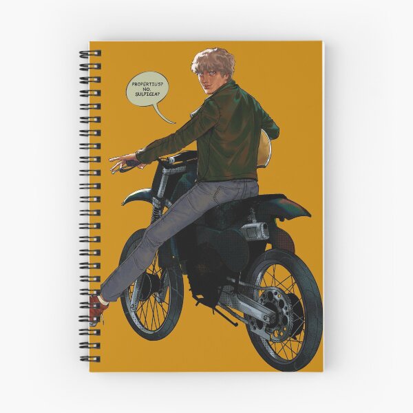 Item preview, ADAM PARRISH IN HIS MOTORCYCLE designed and sold by calicoture.