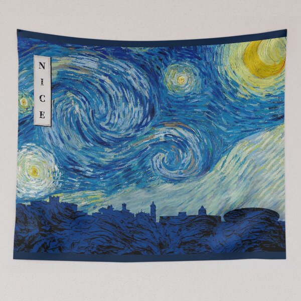 Item preview, Nice France Van Gogh Starry Night designed and sold by DFerraz.