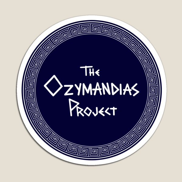 The Ozymandias Project Blue Circle Logo Magnet Magnet