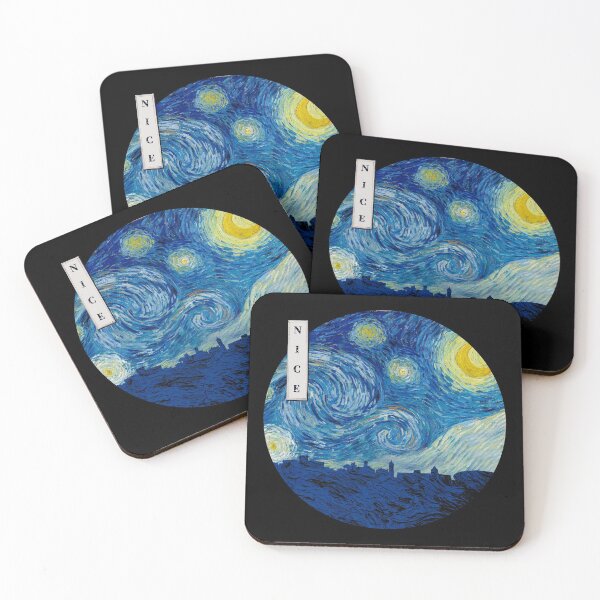 Item preview, Nice France Starry Night Van Gogh Circle designed and sold by DFerraz.