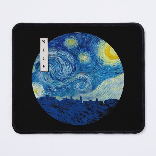 Item preview, Nice France Starry Night Van Gogh Circle designed and sold by DFerraz.