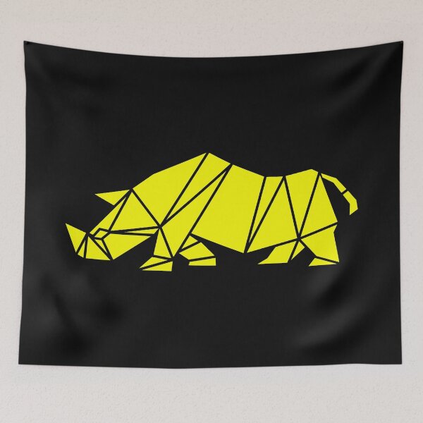 Item preview, geometric rhino designed and sold by the Zarock Shop.