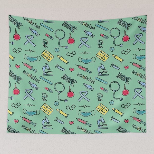 Item preview, Medical Objects Doodle  designed and sold by VannaShanha.