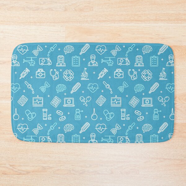 Item preview, Medical Symbols And Signs On Blue  designed and sold by VannaShanha.