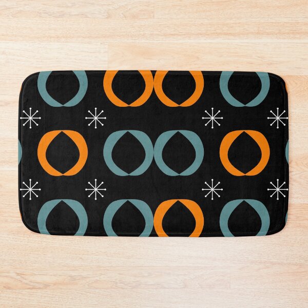 Item preview, Mid Century Modern Retro Vintage Ovals and Stars designed and sold by Itaya Art.
