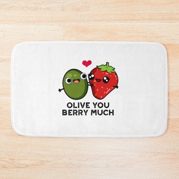 Item preview, Olive You Berry Much Funny Fruit Puns  designed and sold by punnybone.