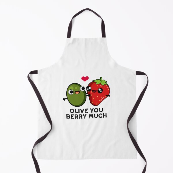 Item preview, Olive You Berry Much Funny Fruit Puns designed and sold by punnybone.