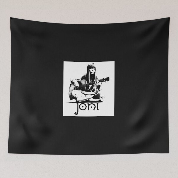 Item preview, Joni - Pochoir noir Poster Essential designed and sold by gracielynn62.