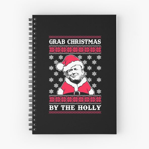 Item preview, grab christmas by the holly funny trump designed and sold by Jassejames.