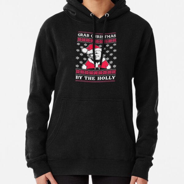 Item preview, grab christmas by the holly funny trump designed and sold by Jassejames.