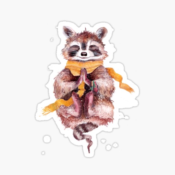 Winter Raccoon Stickers Bundle Gráfico por MMShopArt · Creative