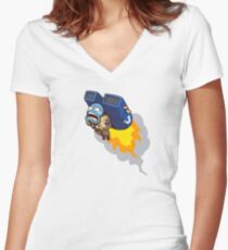 Dumb Tau Fitted V-Neck T-Shirt