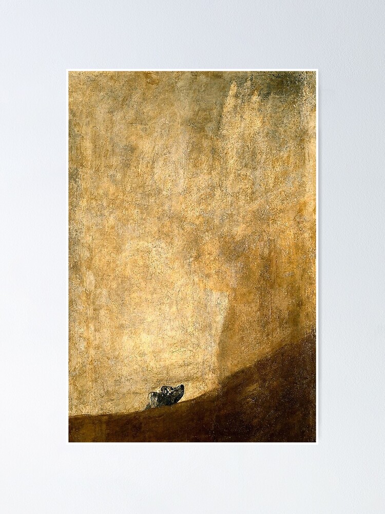 the dog goya painting