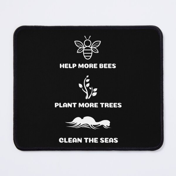 Item preview, Help bees plant trees clean sea designed and sold by saytinh.