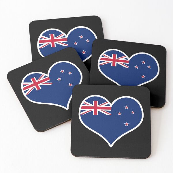 Item preview, New Zealand Flag Heart designed and sold by PKHalford.