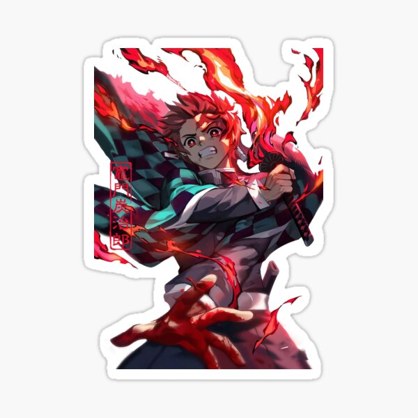 Demon Slayer Tanjiro Sticker By Snatchedesigns Redbubble 0952