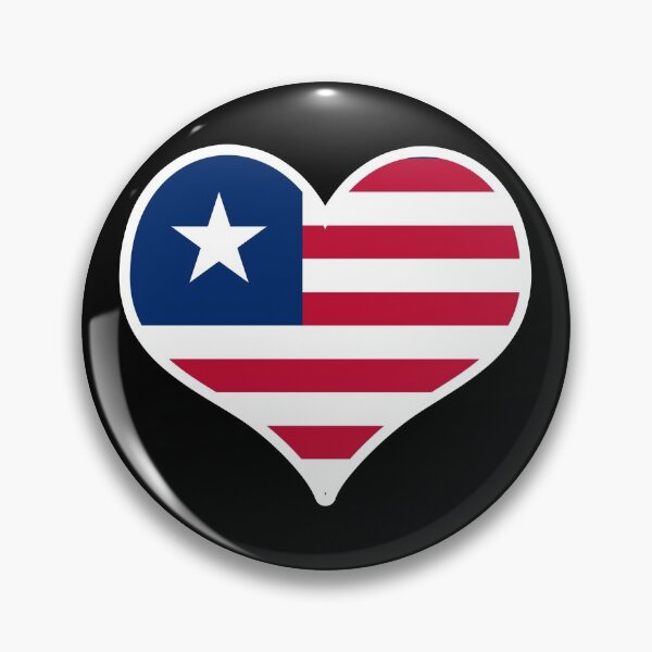 Item preview, Liberia Flag Heart designed and sold by PKHalford.