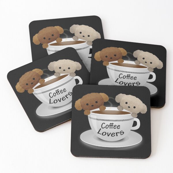 Item preview, Coffee Addicted Burlap Puppies designed and sold by LashCreations.