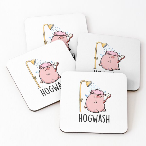 Item preview, Hogwash Funny Pig Puns designed and sold by punnybone.