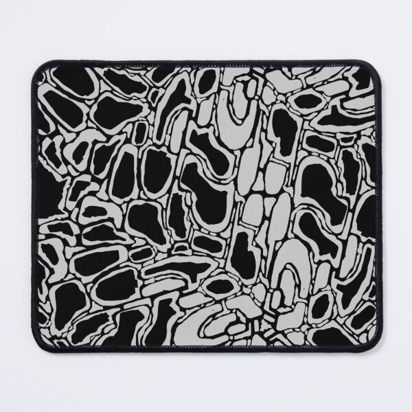 Item preview, Abstract Black and White Flowing Curvy Design  designed and sold by PlumGood.