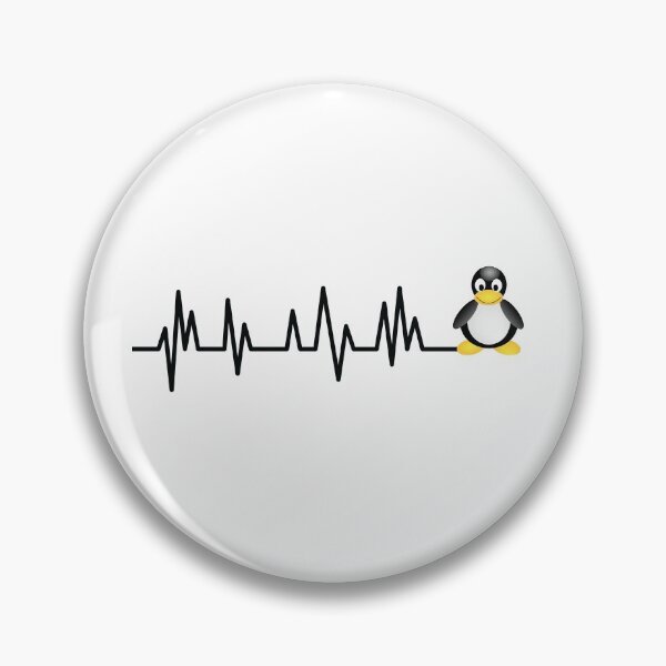 Artikelvorschau, Heartbeat Linux | Herzschlag Smoking entworfen und verkauft von Bro Will Love This.