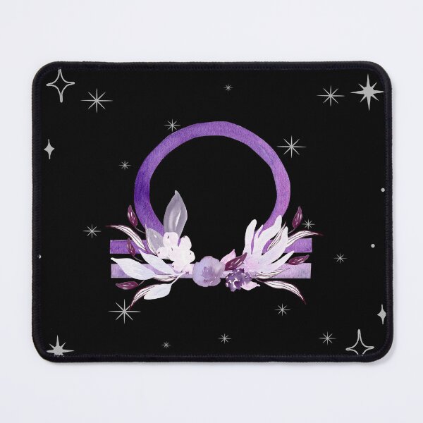 Item preview, Libra Zodiac Sign Watercolour Flowers designed and sold by LadyZodiac.
