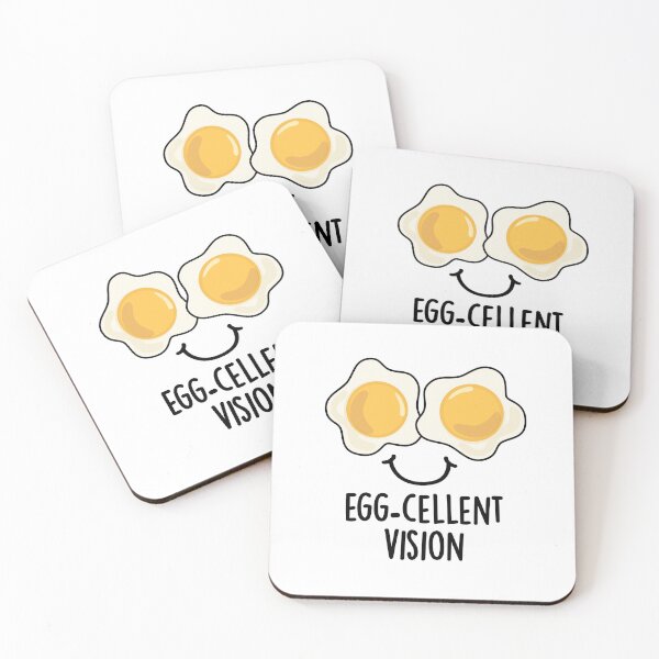Item preview, Egg-cellent Vision Funny Egg Puns  designed and sold by punnybone.