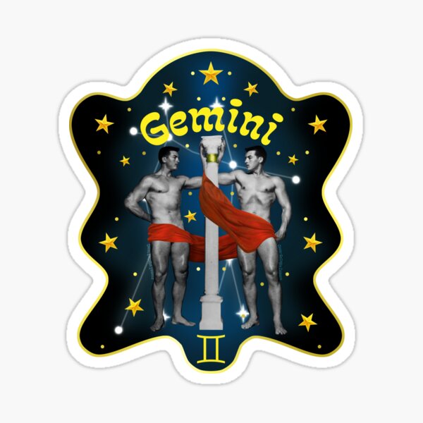 Item preview, Gemini Astrology Collage designed and sold by Physique & Fantasy.