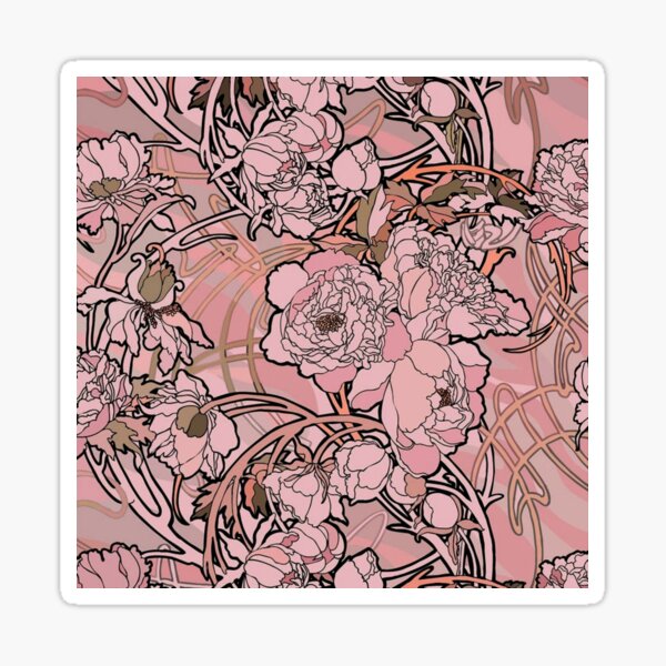 Aperçu de l'œuvre Alphonse Mucha - Fleurs, (1860-1939),No,01. créée et vendue par kinsley45.