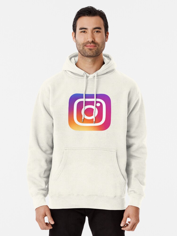 Instagram Logo Pullover Hoodie By Purrfectcatnoir Redbubble