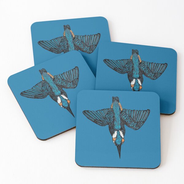 Item preview, Kotare Kingfisher (Cutout Version) designed and sold by AGuillotinette.