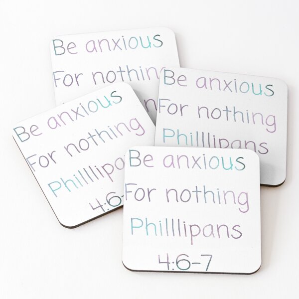 Item preview, Be anxious for nothing designed and sold by NellieLuDesigns.