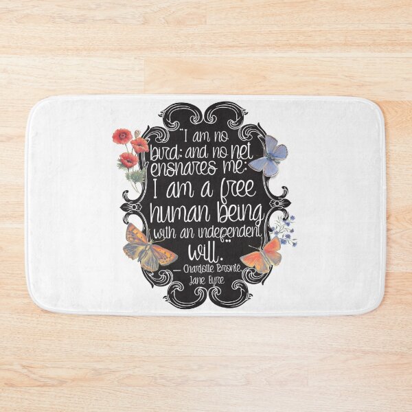 Item preview, Charlotte Brontë Jane Eyre Book Quote designed and sold by Pinkmagenta.