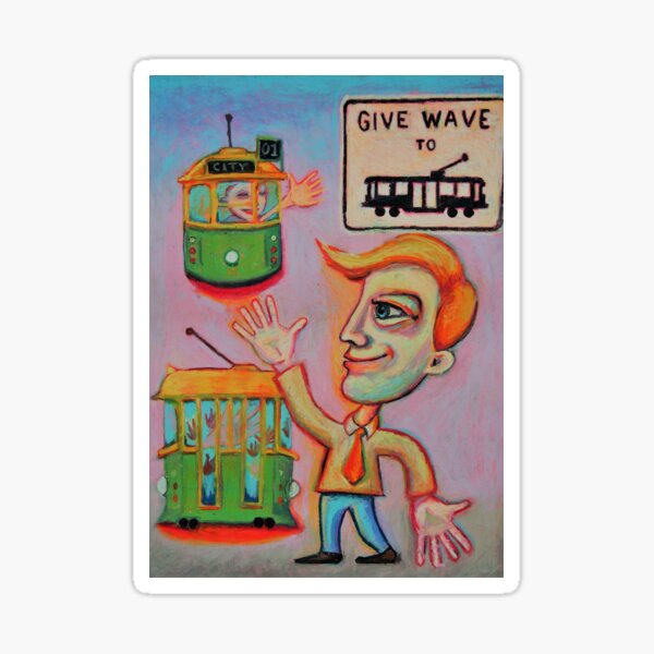 Lawful Interactions with Trams Sticker