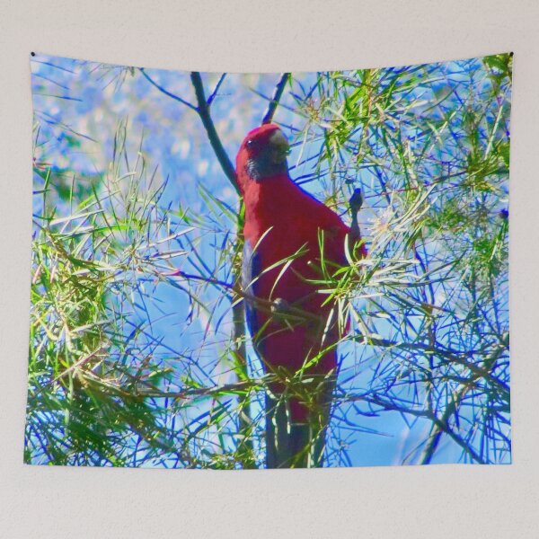 Item preview, A Crimson Rosella feeding in the Bush! designed and sold by Mickangelhere.