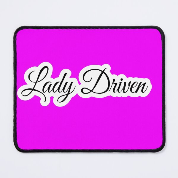 Item preview, Lady Driven Car Decal Sticker designed and sold by sticker-vault.