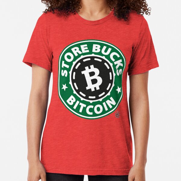 Store Bucks Bitcoin Tri-blend T-Shirt